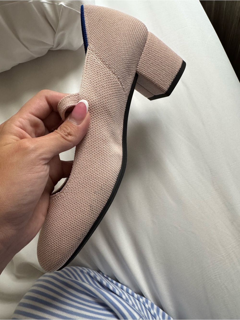Rothy's Pink Mary Jane Block Heel Pumps - Picture 13 of 13